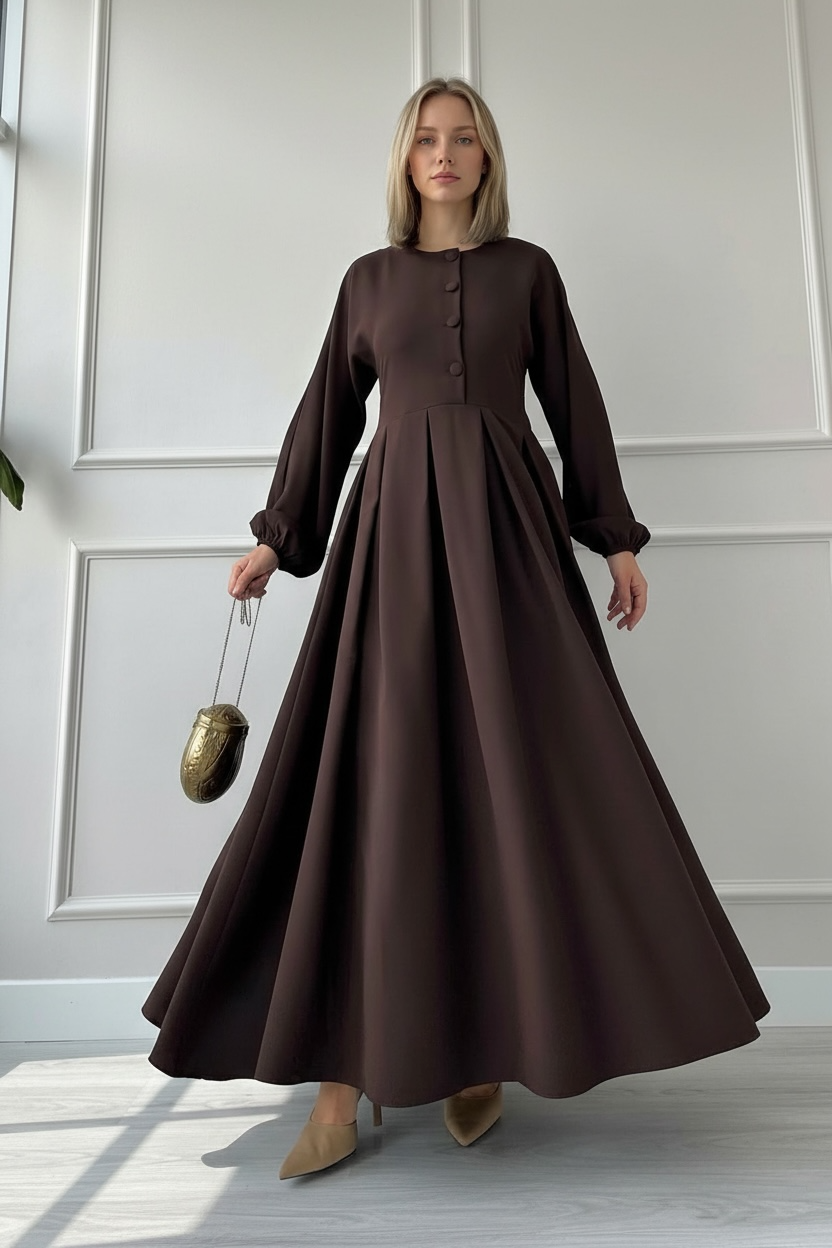 Noira Button Dress