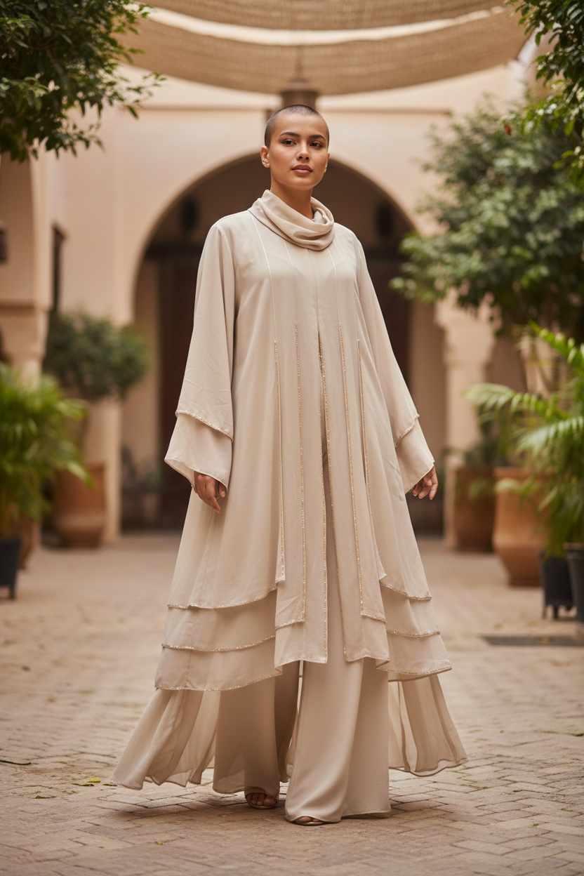 Dusk Whisper Abaya