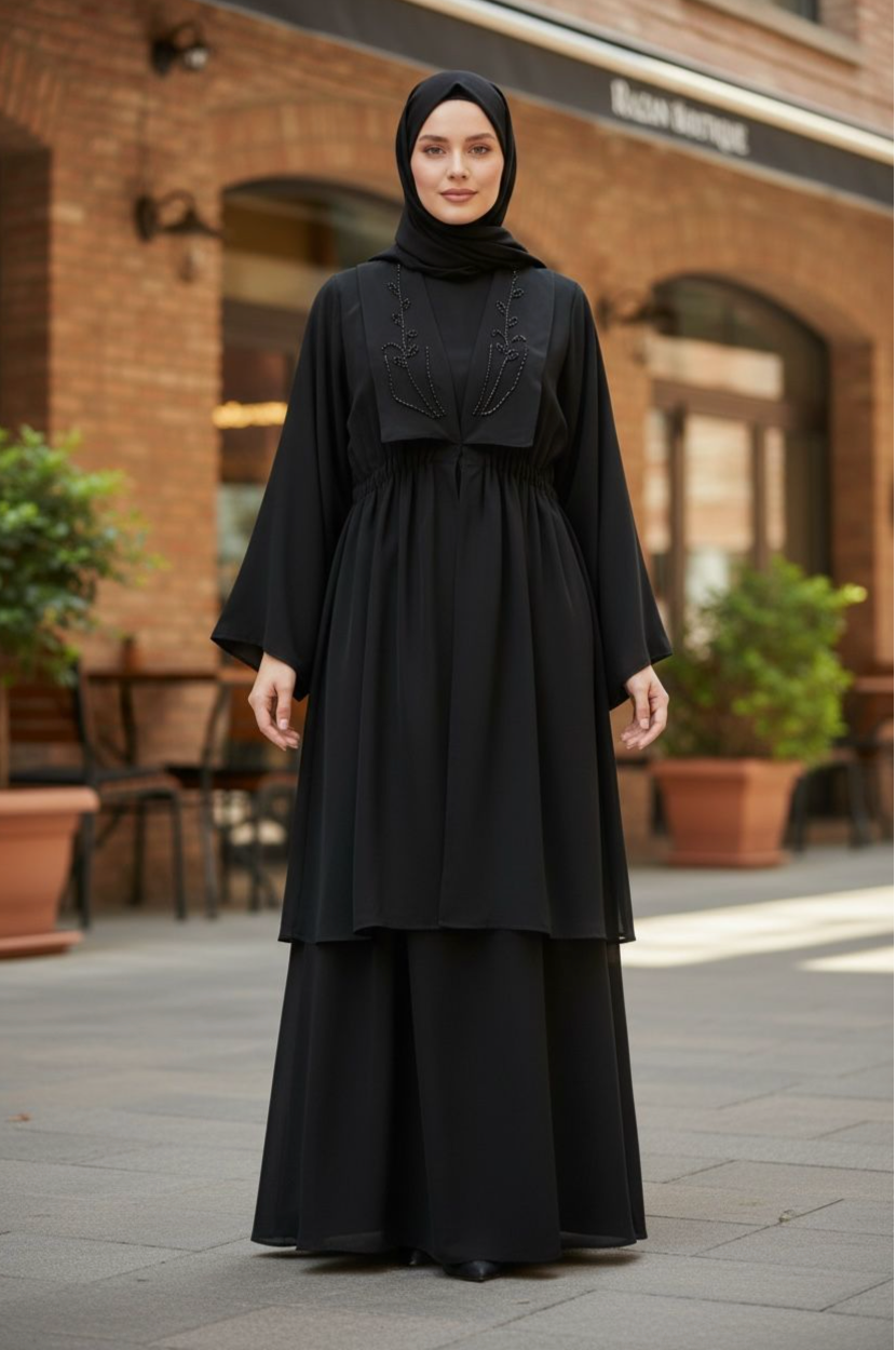 •	Reem Abaya Set