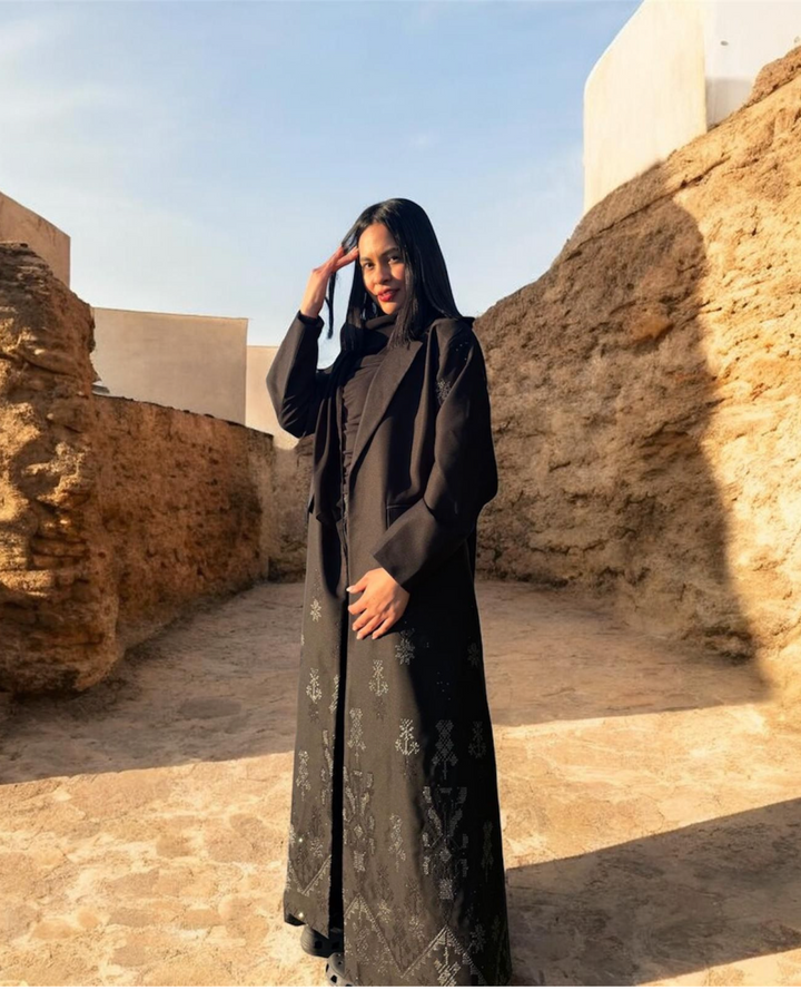 The Noir Blazer Abaya