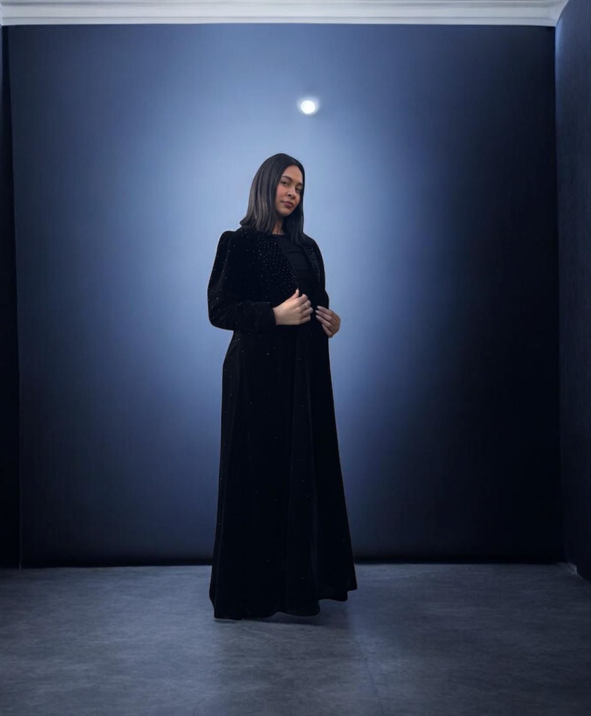 The Eclipse Velvet Abaya