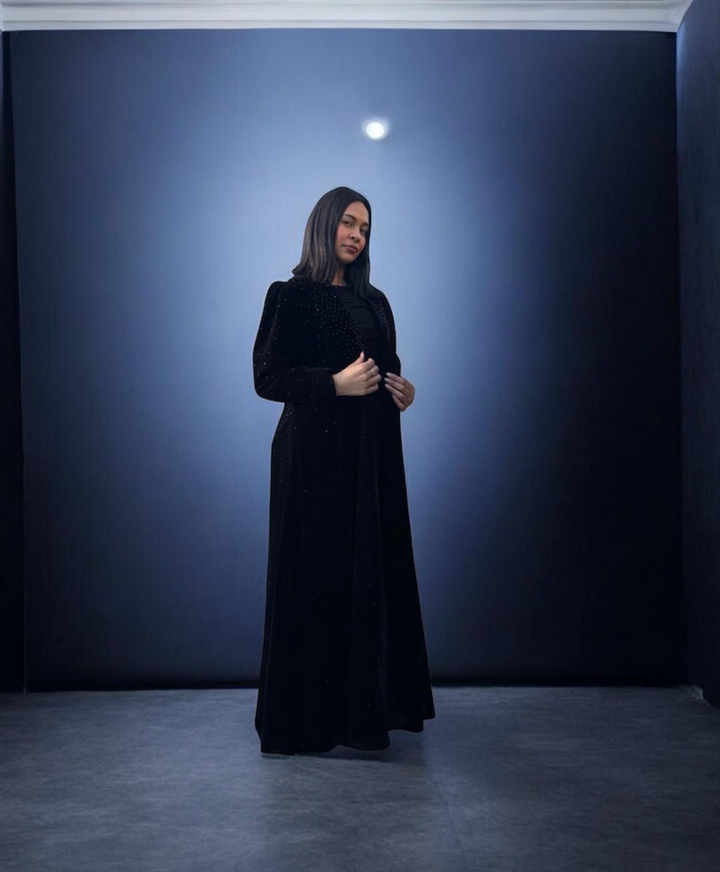 The Eclipse Velvet Abaya