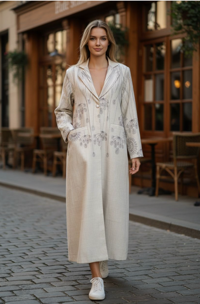 Lina Classic Embroidered Abaya