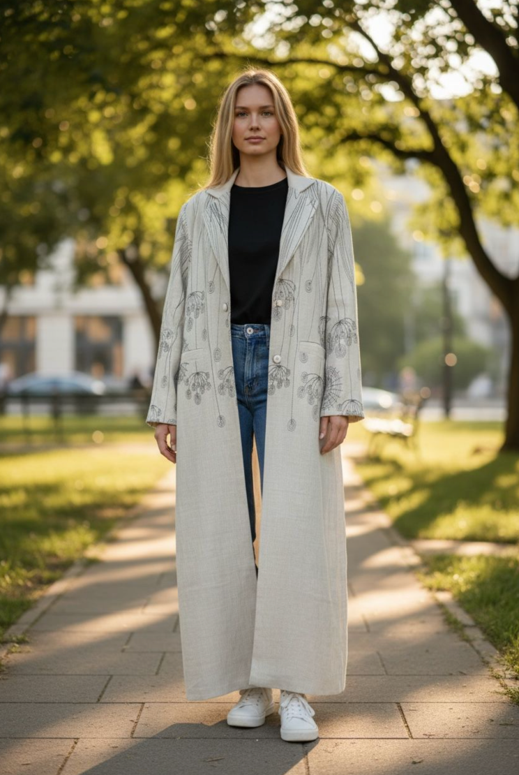 Lina Classic Embroidered Abaya