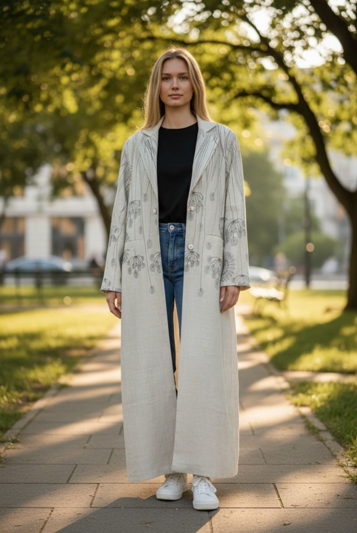 Lina Classic Embroidered Abaya