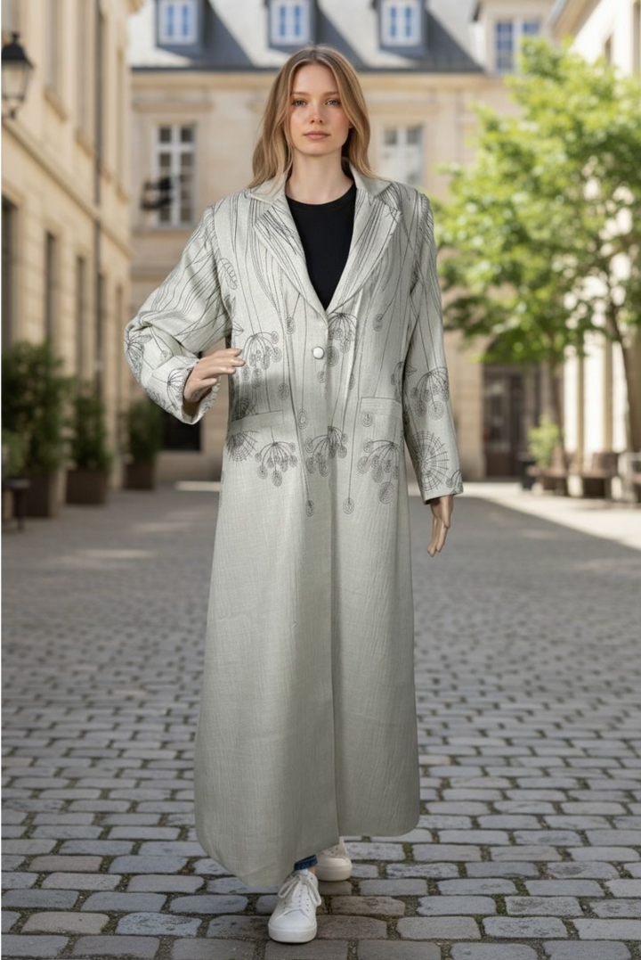 Lina Classic Embroidered Abaya